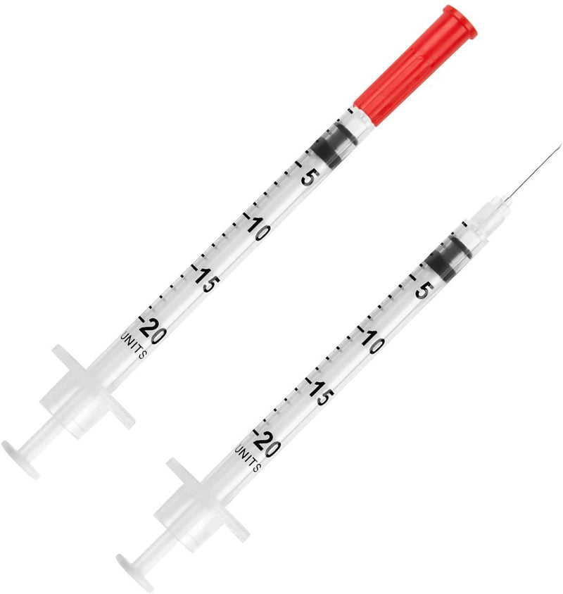 [Australia - AusPower] - UltiCare VetRx U-40 UltiGuard Safe Pack Pet Insulin Syringes 1/2cc, 29G x 1/2", 100 ct (Without 1/2 Unit Markings) 