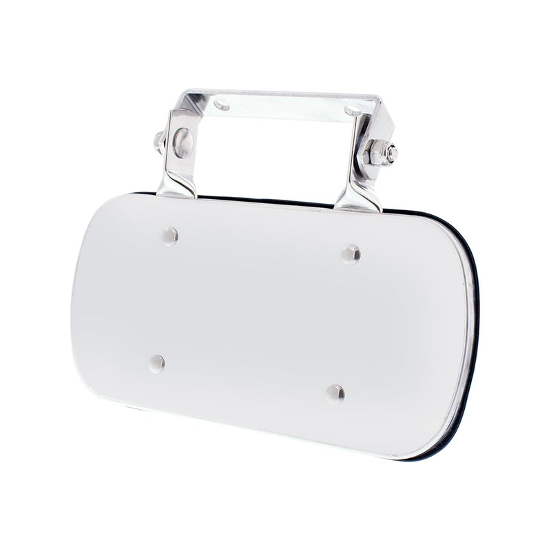 [Australia - AusPower] - United Pacific 43001 Stainless Steel Rectangular Convex Mirror w/U-Bracket for Cars, Trucks, Boats, Tractors, Forklifts, Improves Visibility – 1 Unit 