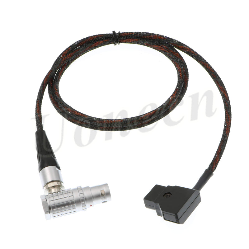 [Australia - AusPower] - Uonecn Right Angle 8 Pin Female to D-tap Flexible Power Cable for Arri Alexa Mini Camera 