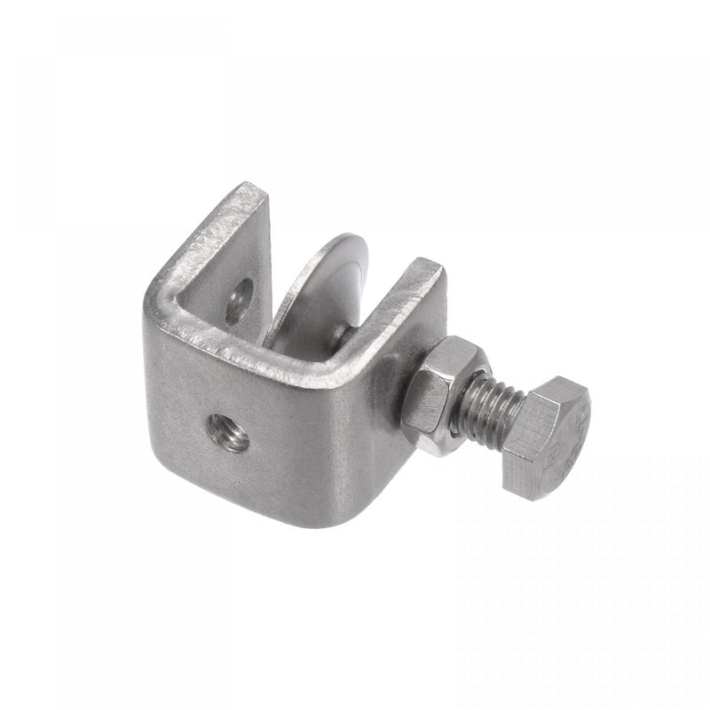 [Australia - AusPower] - uxcell Stainless Steel C-Clamp with 0.79 Inch Wide Jaw Opening for Woodworking Welding Building Household Mount 4 Pcs 20mm 