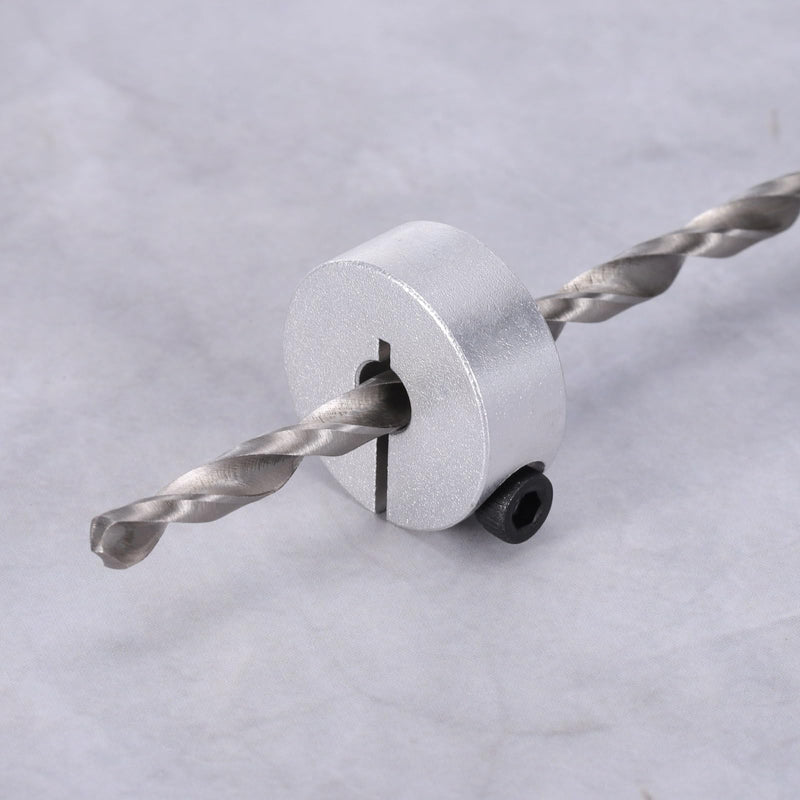 [Australia - AusPower] - uxcell 8pcs Single Split Shaft Collar Set 3mm 4mm 5mm 6mm 8mm 9mm 11mm 12mm Bore Drill Stop Collar Set, Aluminum Alloy Set Screw Split Clamping Collars 