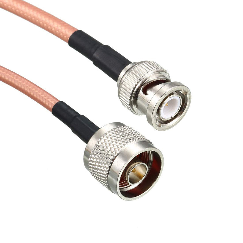 [Australia - AusPower] - uxcell Low Loss RF Coaxial Cable Connection Coax Wire RG-142 N Male to BNC Male 90cm 2pcs 2 