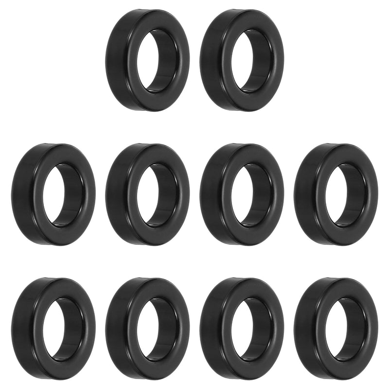 [Australia - AusPower] - uxcell 10Pcs Toroid Core, 23x36x13mm Iron Ferrite Chokes Ring Power Toroidal Transformer to Stabilize Signal Transmission Resist Electromagnetic Interference, Black 