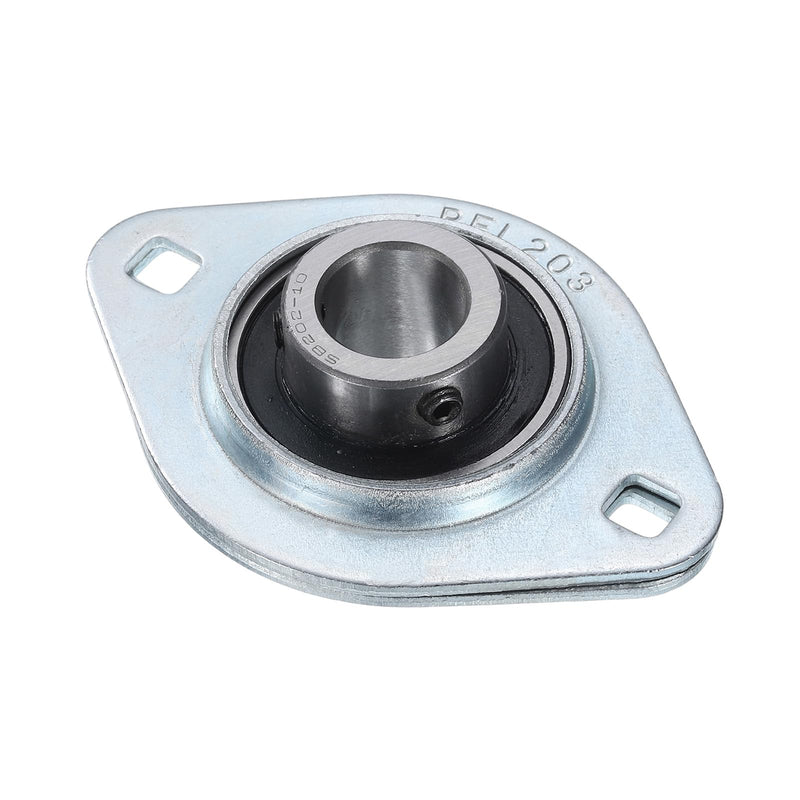 [Australia - AusPower] - uxcell SBPFL202-10 Pillow Block Bearings 5/8" Bore Bearing Units Steel Flange Mounted Bearing Housing with Wrench SBPFL202-10 (ID 5/8") 