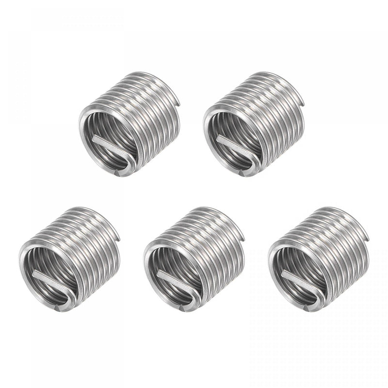 [Australia - AusPower] - uxcell Wire Thread Inserts 5/8-11 UNC 1.5D 304 Stainless Steel Helical Type Coiled Wire Screw Repair Threaded Sleeve Steel Sheath 5pcs 
