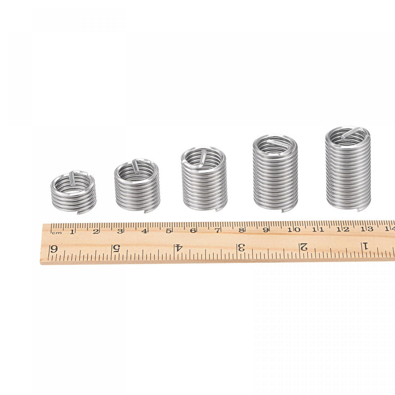 [Australia - AusPower] - uxcell Wire Thread Inserts 5/8-11 UNC 1.5D 304 Stainless Steel Helical Type Coiled Wire Screw Repair Threaded Sleeve Steel Sheath 5pcs 