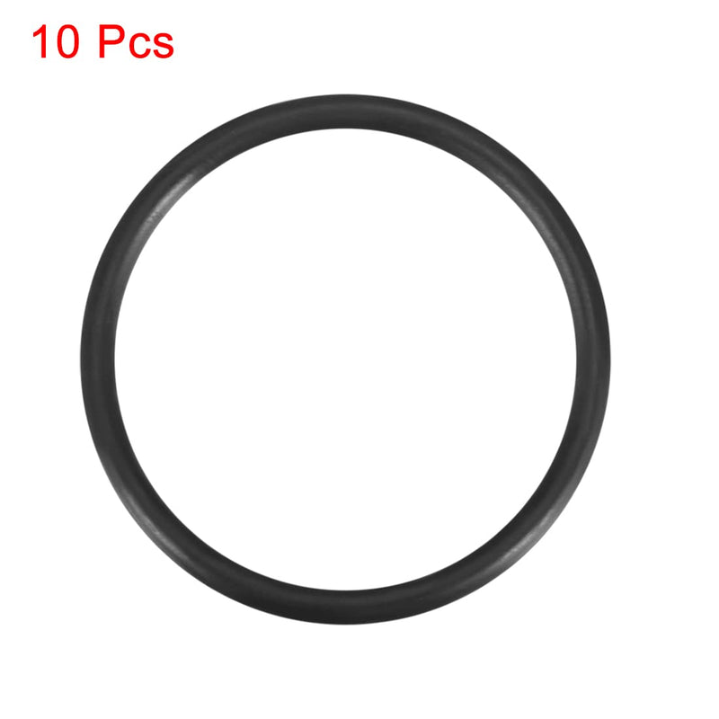 [Australia - AusPower] - uxcell Nitrile Rubber O-Rings 27mm OD 23mm ID 2mm Width, Metric Sealing Gasket for Automotive Machine Plumbing, Pack of 10 23x27x2mm 