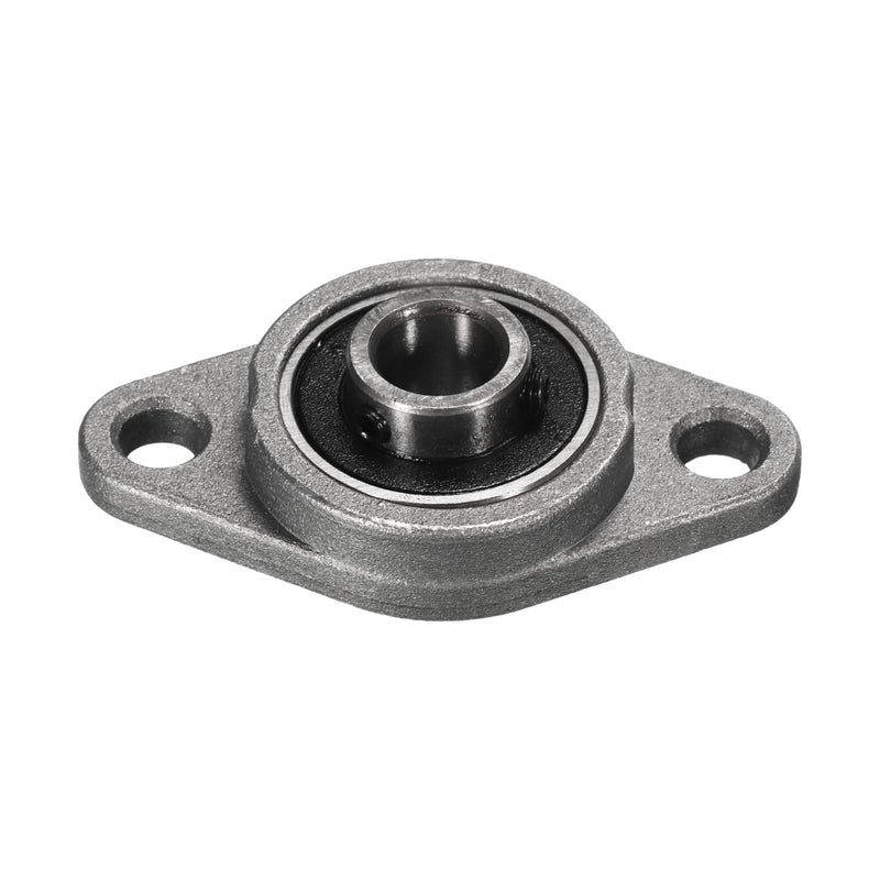 [Australia - AusPower] - uxcell 4pcs KFL08 Flanged Pillow Block Bearings 8mm Bore, Zinc Alloy Self Aligning Flange Mounted Bearings 