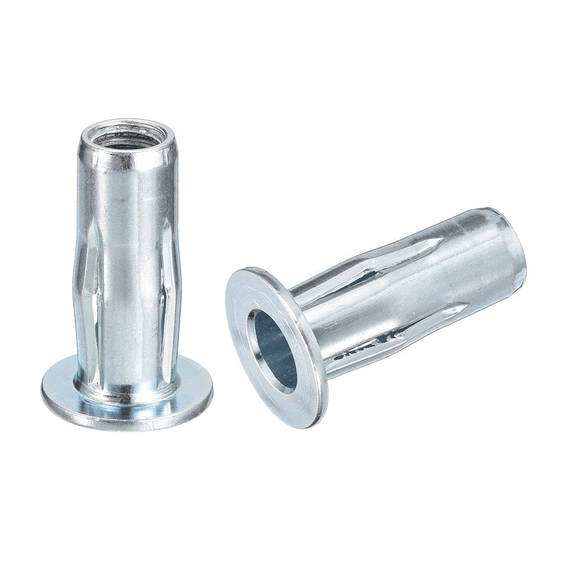 [Australia - AusPower] - uxcell 5/16-18 Multi-Grip Rivet Nuts, 5pcs Pre-Bulbed Shank Flat Head Threaded Insert Nut Carbon Steel Plus Nuts for Construction Industrial 