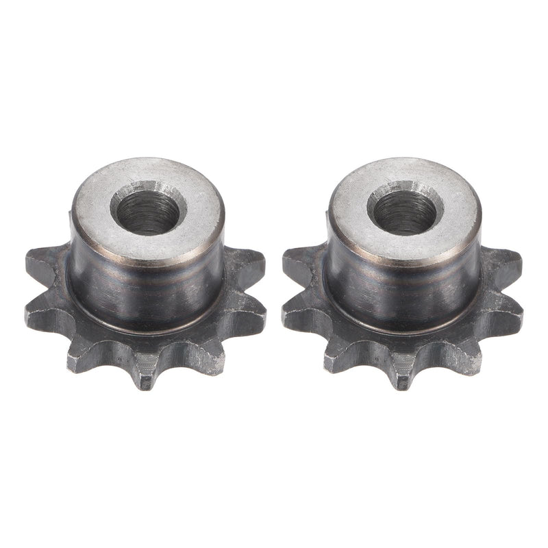 [Australia - AusPower] - uxcell Chain Roller Sprocket, 8mm Bore 3/8" Pitch 10 Tooth Single Strand Type B Chain Sprocket, A3 Carbon Steel Roller Chain Sprocket for ISO 06B Chain, 2Pcs 33mmx8mm 