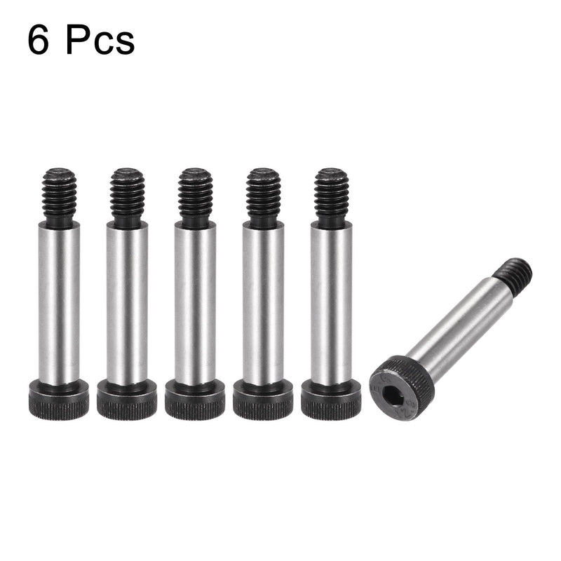 [Australia - AusPower] - uxcell Alloy Steel Hexagon Socket Head Shoulder Screws Bolts, 1-1/2" Shoulder Length, 3/8" Shoulder Dia, 5/16-18 Thread, 6pcs 1-1/2" x 3/8" 