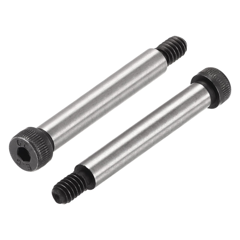 [Australia - AusPower] - uxcell Alloy Steel Hexagon Socket Head Shoulder Screws Bolts, 2" Shoulder Length, 5/16" Shoulder Dia, 1/4-20 Thread, 4pcs 2" x 5/16" 4 