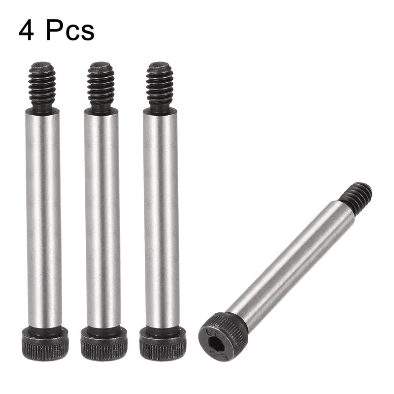 [Australia - AusPower] - uxcell Alloy Steel Hexagon Socket Head Shoulder Screws Bolts, 2" Shoulder Length, 5/16" Shoulder Dia, 1/4-20 Thread, 4pcs 2" x 5/16" 4 
