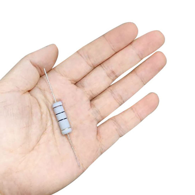 [Australia - AusPower] - uxcell 10Pcs 10K Ohm Resistor, 5W 5% Tolerance Metal Oxide Film Resistors, Shaft Lead, Flame Proof for DIY Electronic Projects and Experiments 