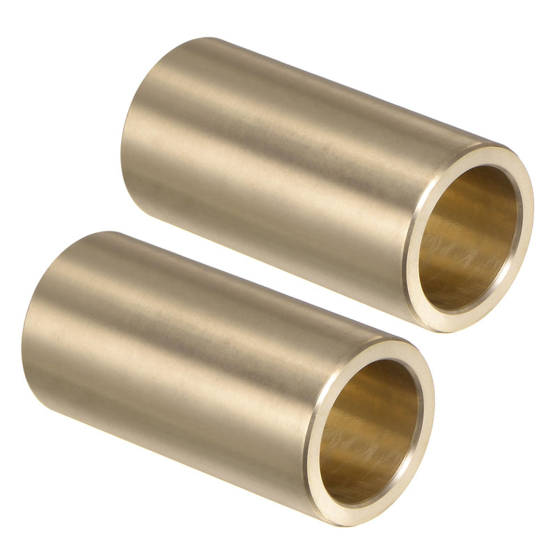 [Australia - AusPower] - uxcell 2pcs Sleeve Bearings 3/4" Bore 1" OD 2" Length Cast Brass Self-Lubricating Bushing 3/4" x 1" x 2" 