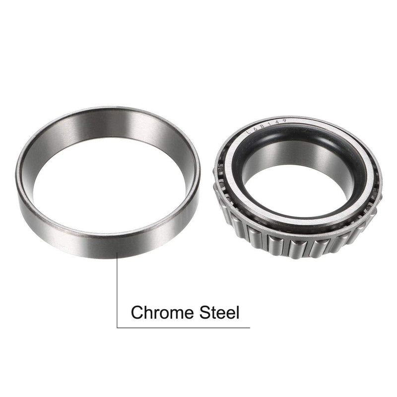 [Australia - AusPower] - uxcell L68149/L68110 Tapered Roller Bearing Cone and Cup Set 1.3775" Bore 2.328" O.D. 0.625" Width 2pcs 1.3775"x2.328"x0.625" 