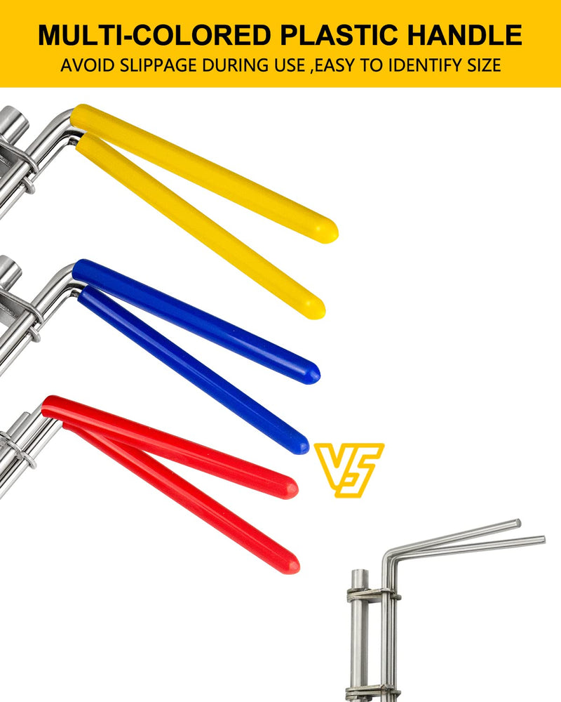 [Australia - AusPower] - Hydraulic Seal Installation Tools, Hydraulic Cylinder Piston Repair Seal Kit, U-Cup Rod Seal Installation Tool Kits Upgraded Seal Twistor Install Tool Set (3 PCS) 3 PCS 