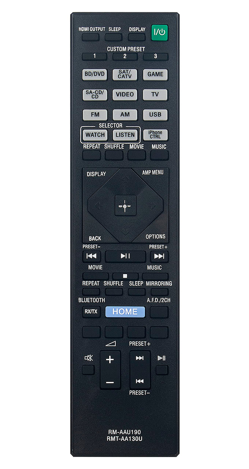 [Australia - AusPower] - RM-AAU190 RMT-AA130U Replaced Remote fit for Sony AV Receiver STR-DH750 STR-DH550 149301411 STR-DN860 STR-DN1060 Home Theater 