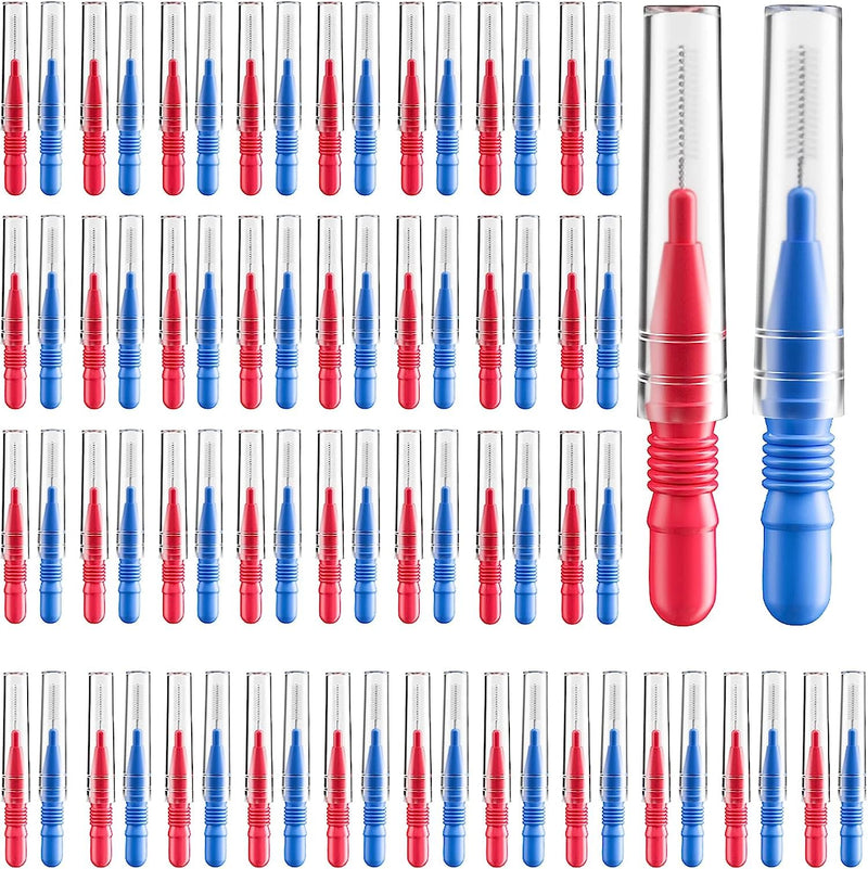 [Australia - AusPower] - Interdental Brush,Toothpick Tooth Flossing Head Oral Dental Hygiene Brush, braces cleaning kit (2.5mm/3mm) 72 Count 
