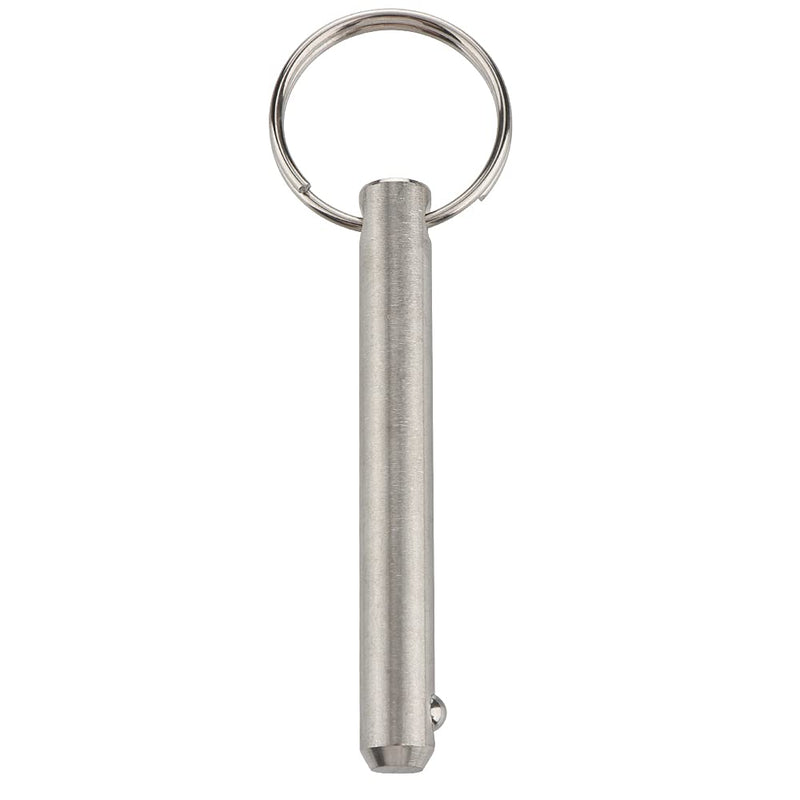 [Australia - AusPower] - 2 Pack Long Quick Release Pin, Diameter 3/8"(9.5mm), Usable Length 2.4"(61mm), Overall Length 3"(76mm), Full 316 Stainless Steel, Bimini Top Pin, Marine Hardware 
