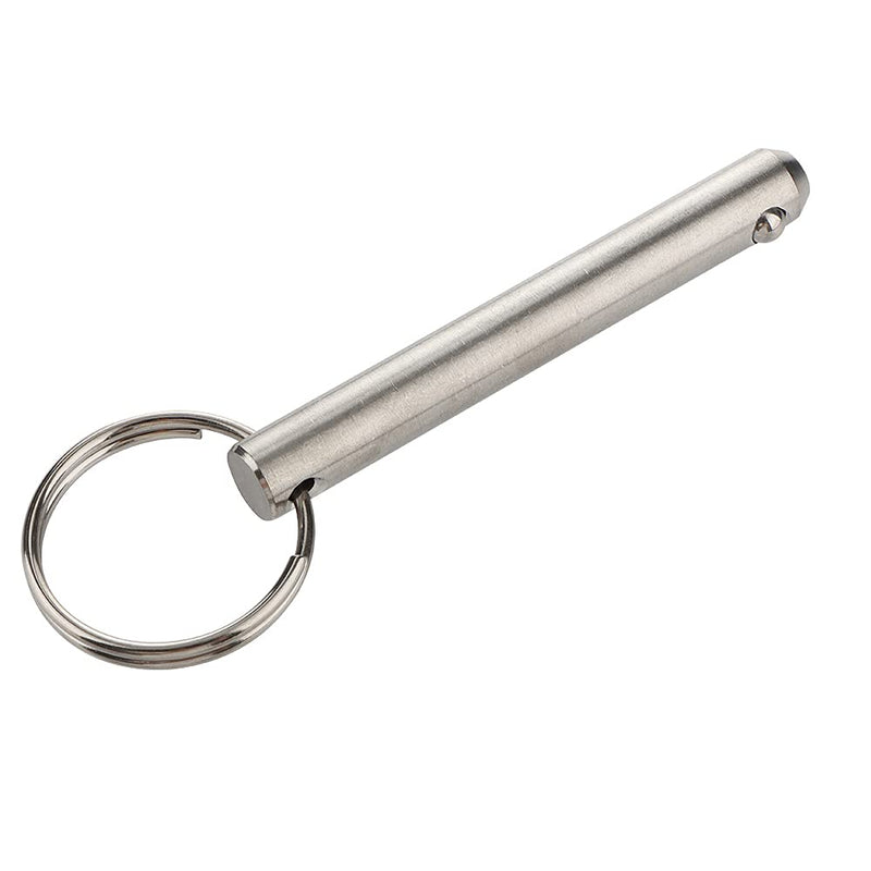 [Australia - AusPower] - 2 Pack Long Quick Release Pin, Diameter 3/8"(9.5mm), Usable Length 2.4"(61mm), Overall Length 3"(76mm), Full 316 Stainless Steel, Bimini Top Pin, Marine Hardware 