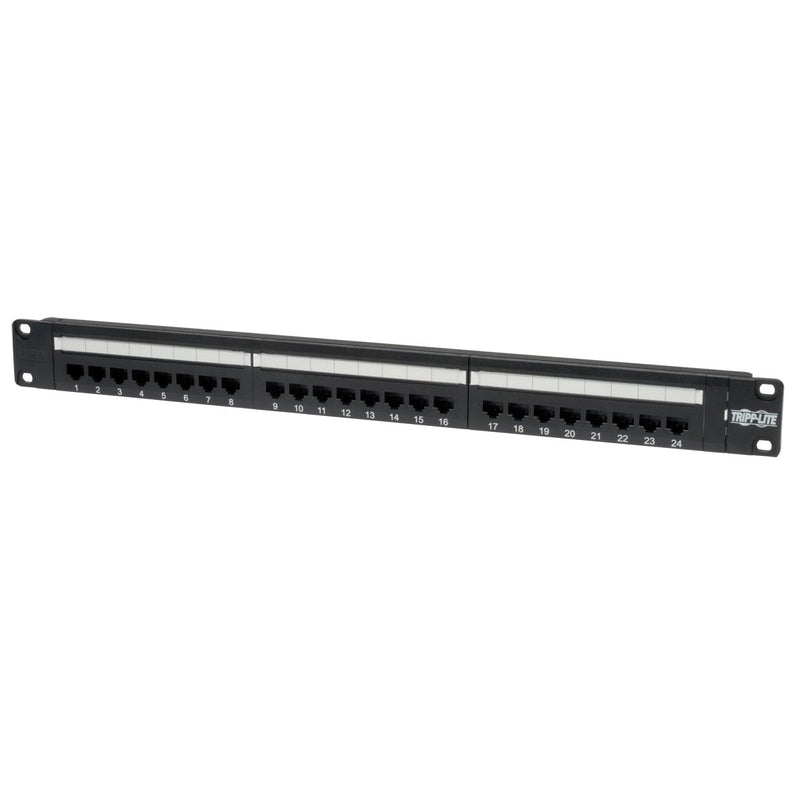 [Australia - AusPower] - Tripp Lite 24-Port 1U Rackmount Cat6 110 Patch Panel 568B, RJ45 Ethernet(N252-024) 24 Port 