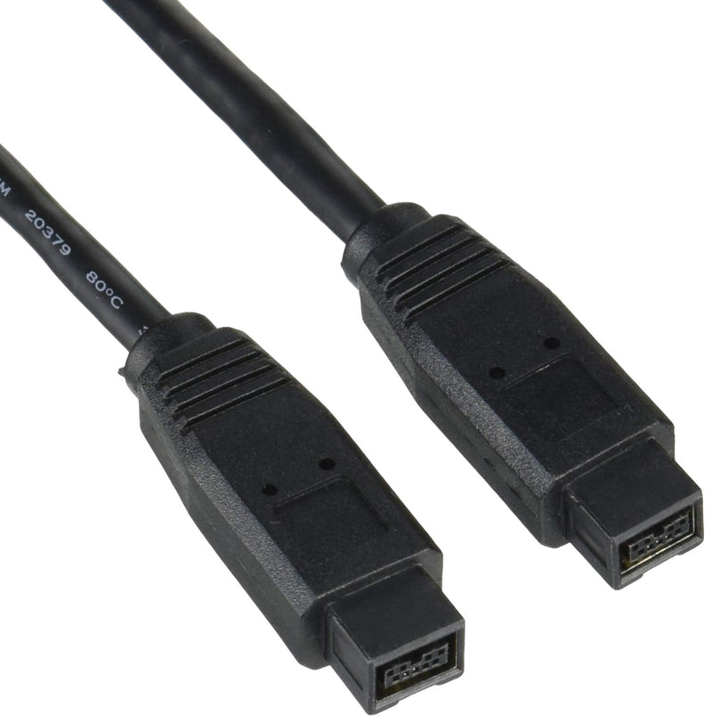 [Australia - AusPower] - StarTech.com 6 ft 1394b 9 Pin to 9 Pin Firewire 800 Cable M/M - IEEE 1394 cable - FireWire 800 (M) to FireWire 800 (M) (6 ft) - black (1394_99_6) 