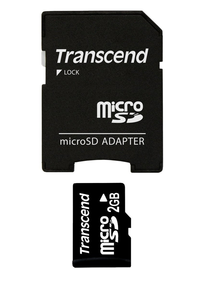 [Australia - AusPower] - Transcend 2 GB microSD Flash Memory Card TS2GUSD 