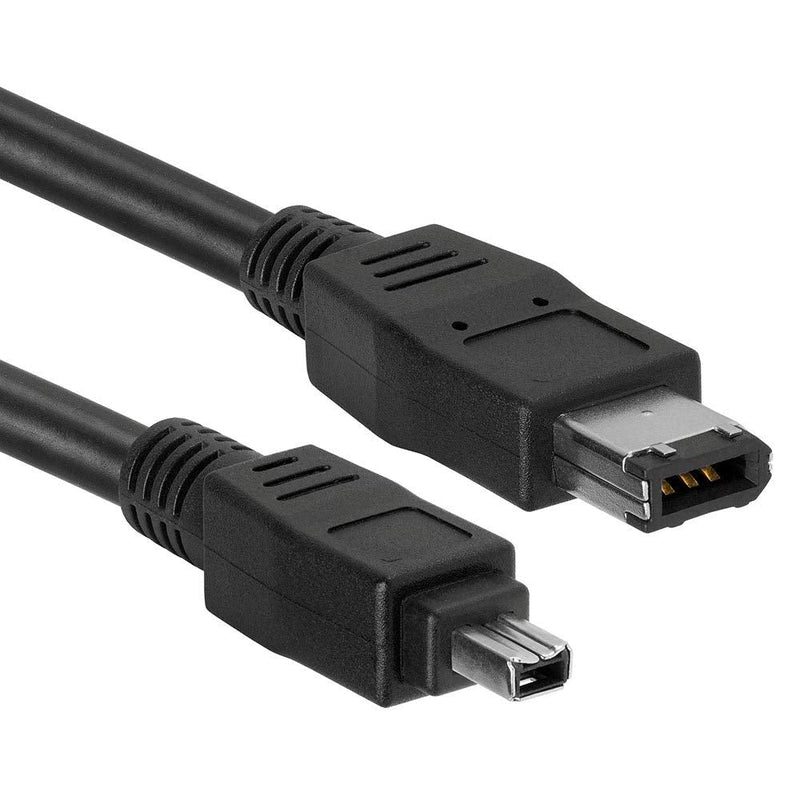 [Australia - AusPower] - Cable Builders Firewire 400 Cable 6 Pin to 4 Pin [6FT] IEEE 1394 