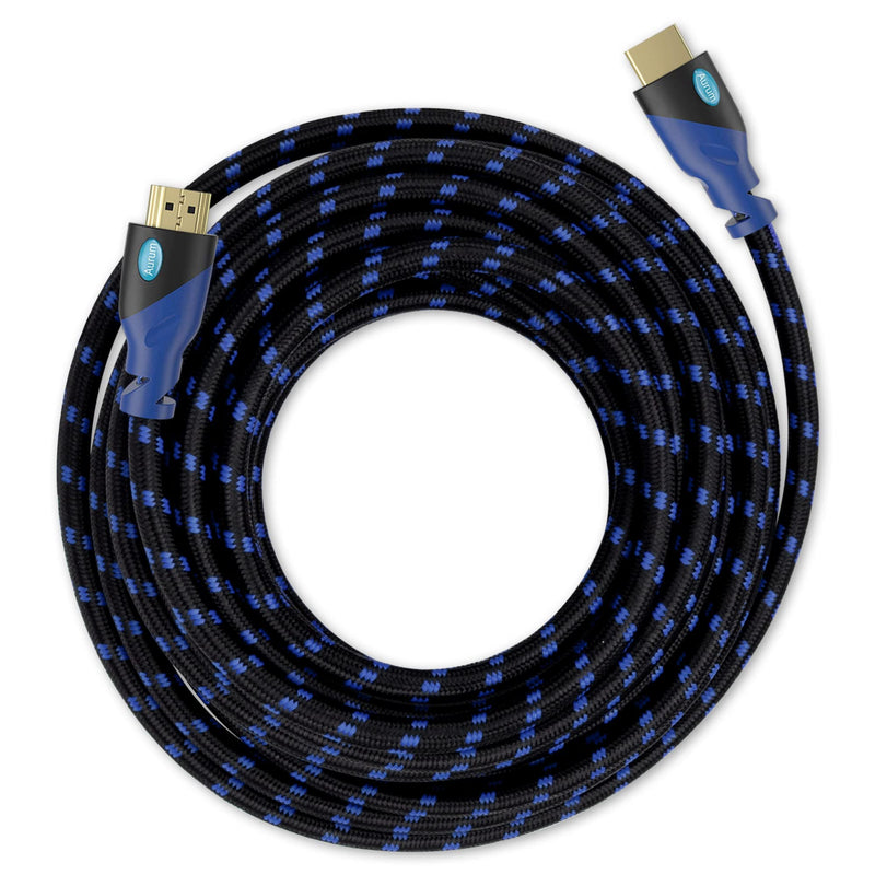 [Australia - AusPower] - AURUM CABLES 30ft HDMI Cable 4K@60Hz Ultra HD, High Speed with Ethernet HDMI Cable Braided Nylon & Gold Connectors, ARC, CL3 Rated - Compatible with TV, PC, Monitor, Laptops, PS3, PS5, PS4 30 FT 1 Pack 