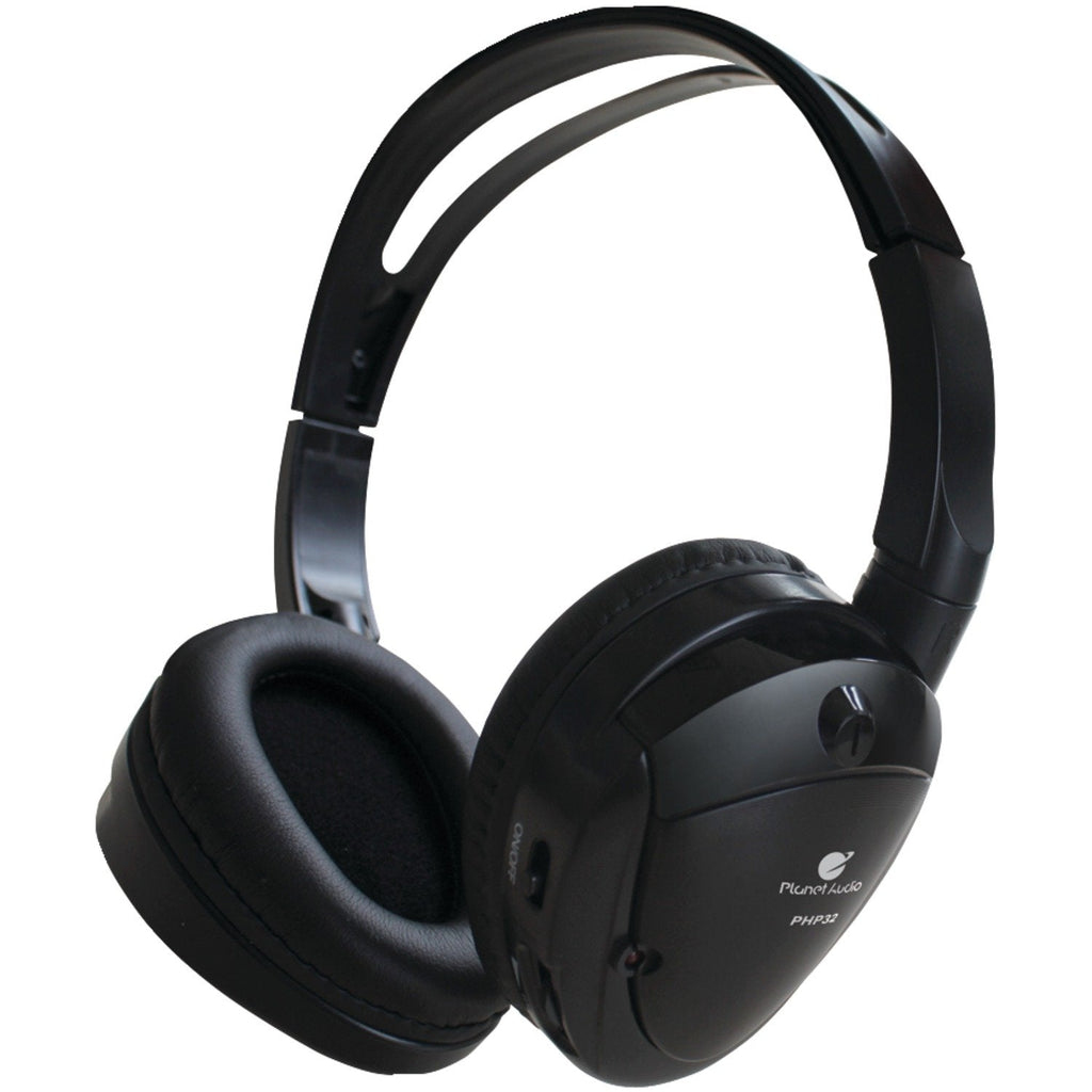 [Australia - AusPower] - Planet Audio PHP32 Infrared Wireless Headphones - For Use With Planet Audio Monitors With Infrared Audio Transmission Dual Channel Stereo Headphones 