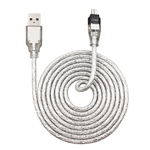 [Australia - AusPower] - LIONX New Data DV Cable USB to IEEE 1394 4 Pin Firewire Adapter High PC 