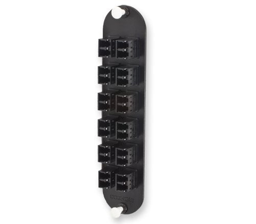 [Australia - AusPower] - Corning LANscape CCH Patch Panel with 12 LC Duplex OM2 Multimode 50 Adapters (Ceramic Insert) CCH-CP24-D3 