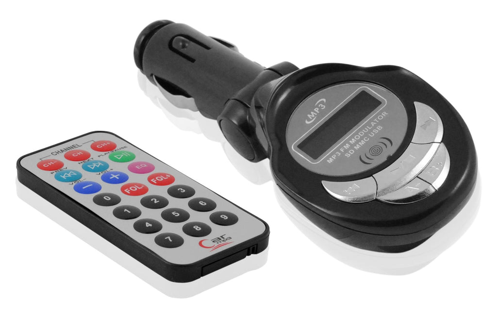 [Australia - AusPower] - DP Audio Video USB SD/MMC MP3 Wireless In Car FM Transmitter with Remote (Black) 