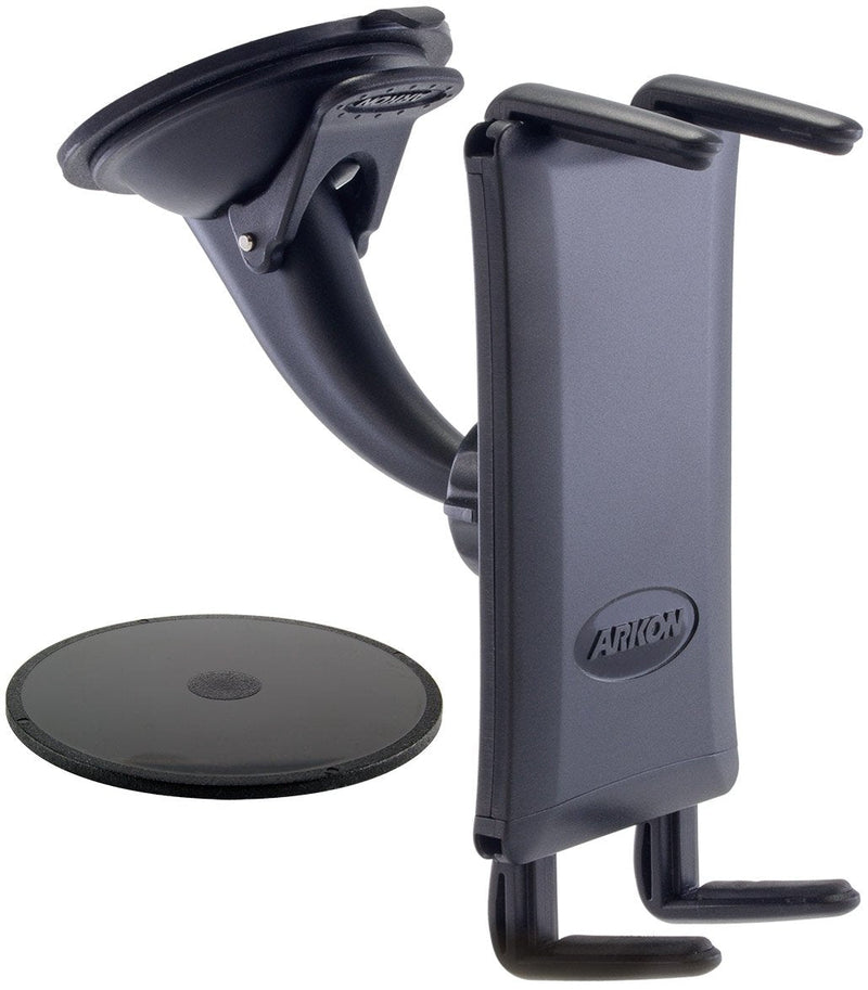 [Australia - AusPower] - Arkon Windshield or Dash Phone and Midsize Tablet Car Mount for iPhone XS Max XS XR X 8 Retail Black Standard Packaging 