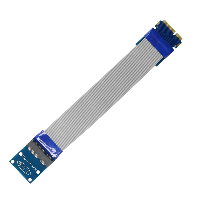 [Australia - AusPower] - CERRXIAN 14cm Mini PCI-E Male to Female Express Extension Cable for Network Card 