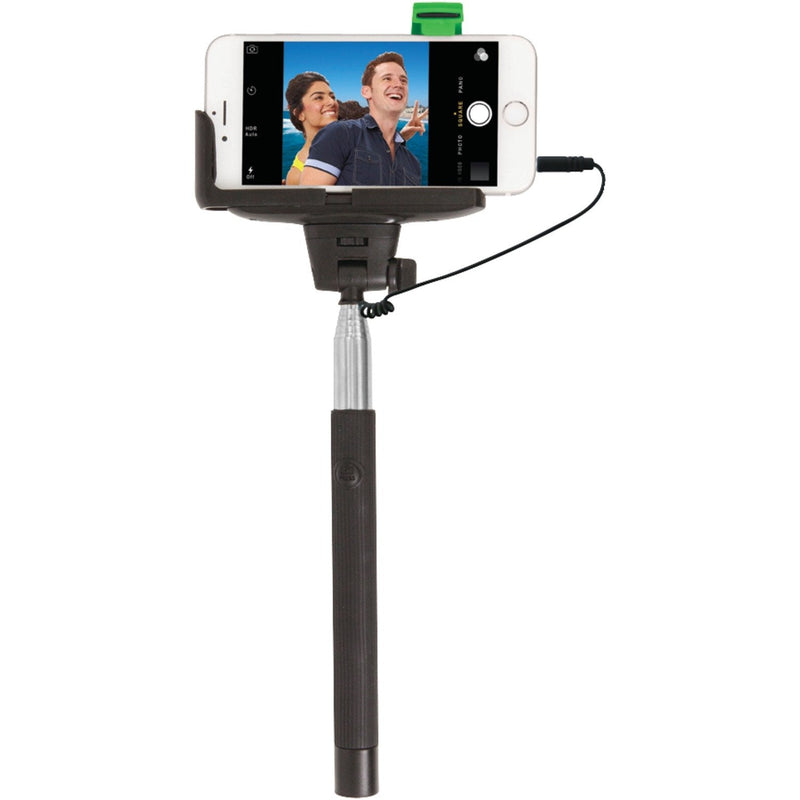 [Australia - AusPower] - The Original #SelfieStick by ReTrak Wired Built-In (No Battery, Bluetooth, App, Wifi Needed) Fits all phones Regular 