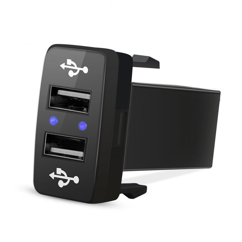 [Australia - AusPower] - MICTUNING UC001 2.1A Dual USB Power Socket for Smart Phone PDA iPad iPhone Charger and more 1.5*0.9 