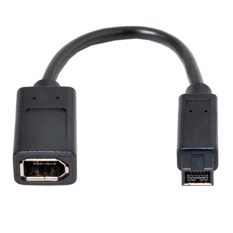 [Australia - AusPower] - CY IEEE 1394 6Pin Female to 1394b 9Pin Male Firewire 400 to 800 Cable 20cm 