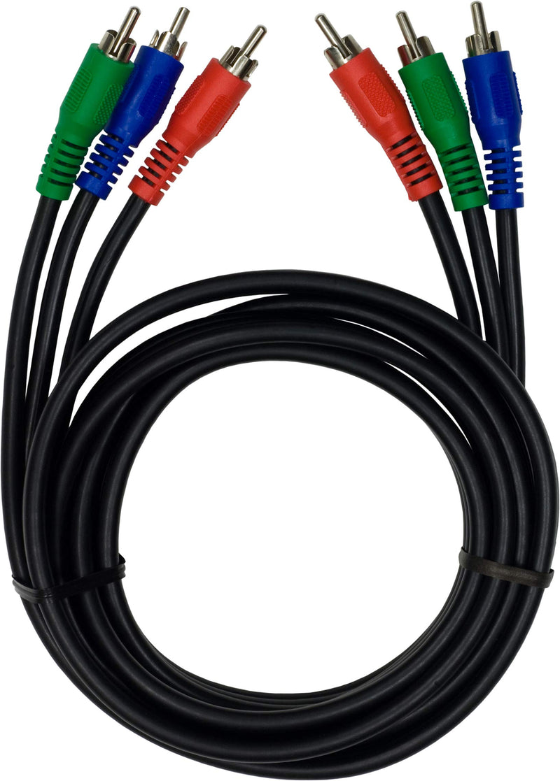 [Australia - AusPower] - GE Component Video Cable, 6 Feet, Red Blue Green Connectors, Video Only, for TV, Hdtv, 33607 