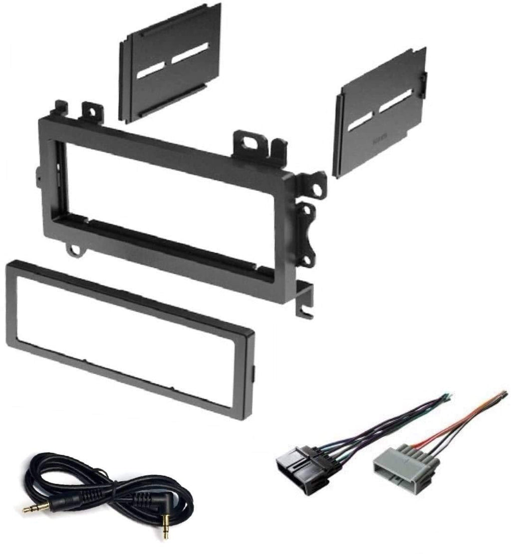 [Australia - AusPower] - Car Stereo Dash Kit and Wire Harness for Installing a New Single Din Radio for 1997-2001 Jeep Cherokee, 1992-1998 Jeep Grand Cherokee, 1997-2002 Jeep Wrangler 