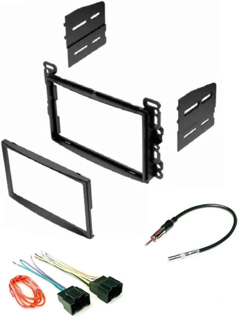 [Australia - AusPower] - ASC Audio Double Din Car Stereo Dash Kit, Wire Harness, and Antenna Adapter for Some Chevrolet Pontiac Saturn LAN11 Vehicles - Compatible Vehicles Listed Below 