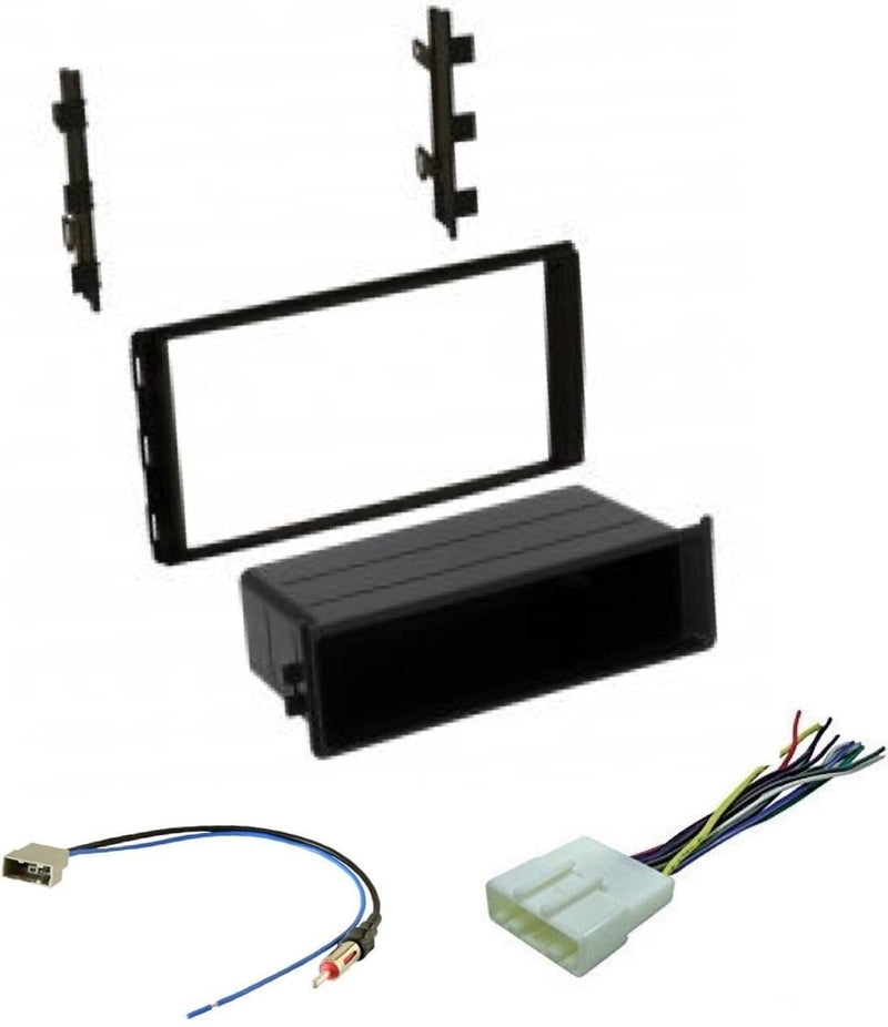 [Australia - AusPower] - Premium ASC Car Stereo Dash Install Kit, Wire Harness, and Antenna Adapter to Install Aftermarket Radio for Select Nissan Vehicles - Compatible Vehicles Listed Below 
