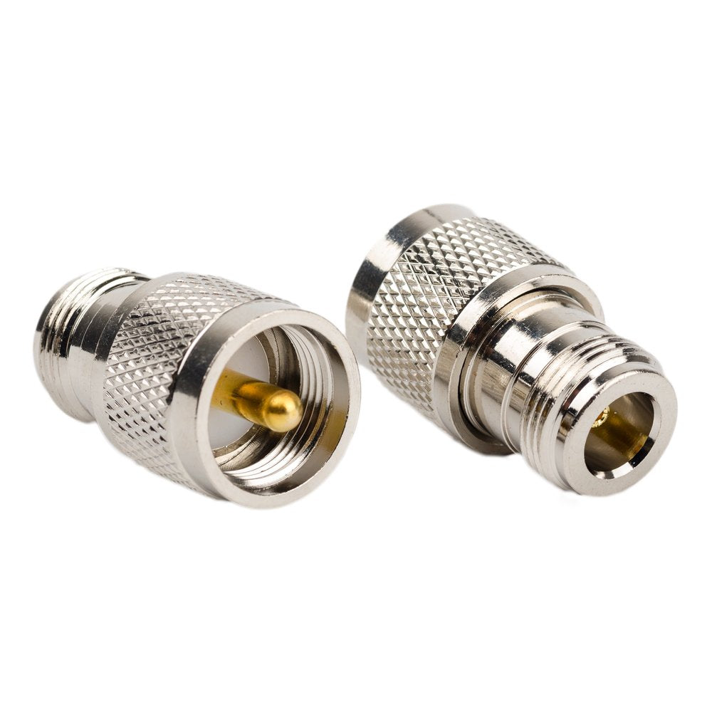 [Australia - AusPower] - Eagles (Pack of 2) N Type Female to PL259 / SO239 UHF Male Connector for Antenna, RF Connector Adapter 
