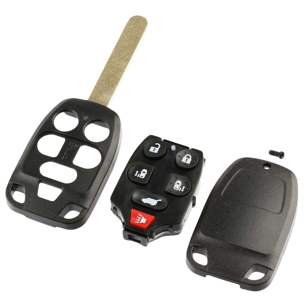 [Australia - AusPower] - Key Fob Keyless Entry Uncut Remote Shell Case & Pad fits 2011-2013 Honda Odyssey h-6b-key-case 