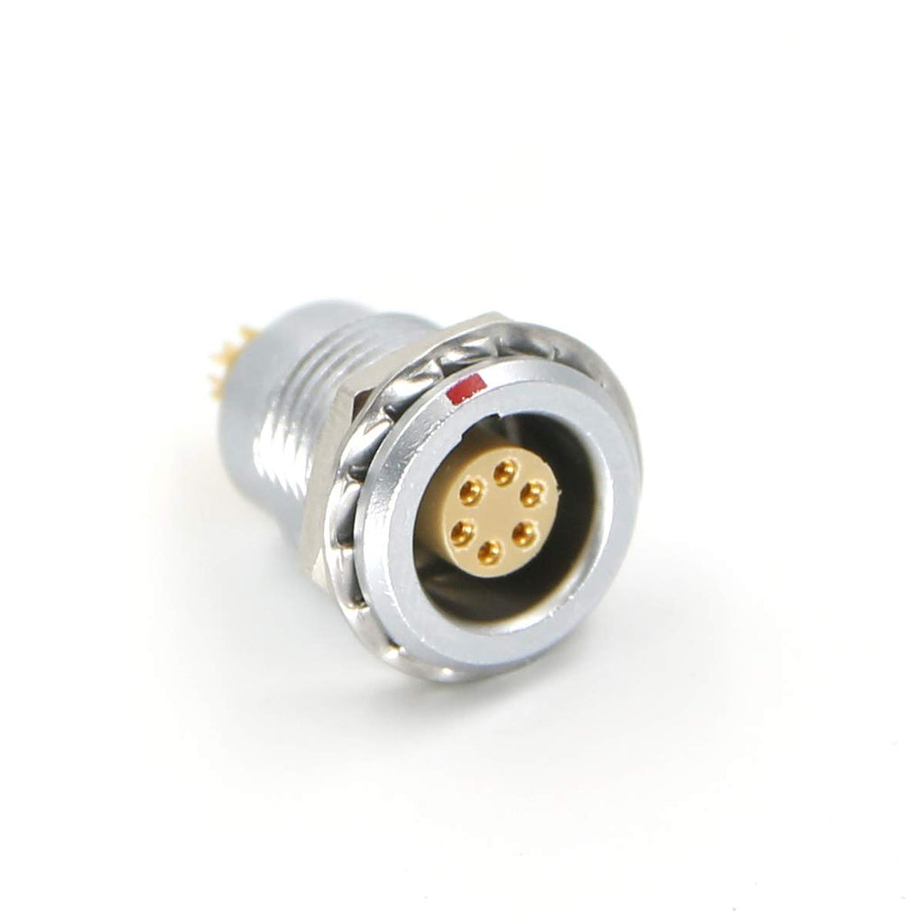 [Australia - AusPower] - DRRI Egg.0B.306.CLL 6Pin Push Pull Circular Connector (6Pin, Socket) 