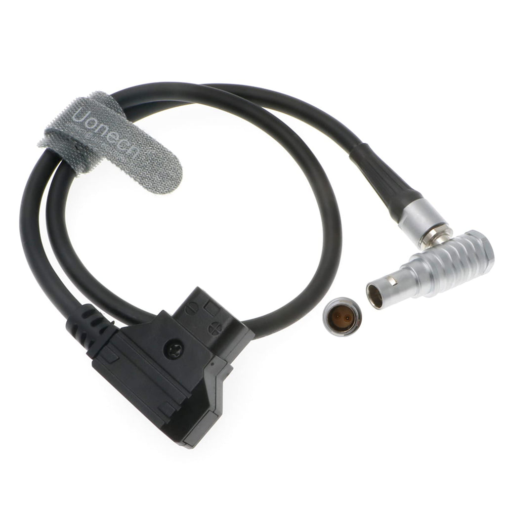[Australia - AusPower] - for Anton Bauer Power Cable D-tap to Right Angle 2 Pin Male Rotate 180 Degree for Zacuto Gratical Eye Viewfinder 