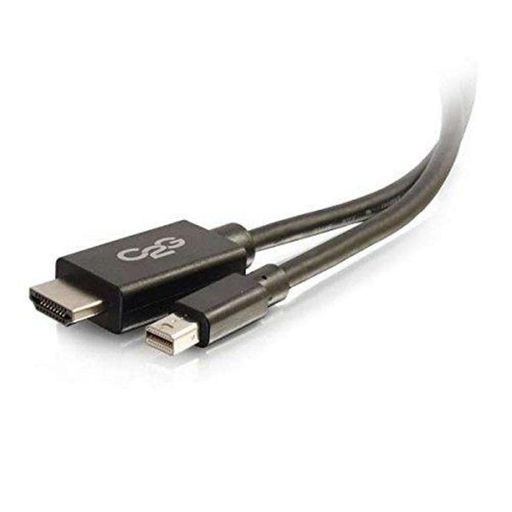 [Australia - AusPower] - C2G Mini Display Port Adapter, Display Port to HDMI, Male to Male, Black, 6 Feet (1.82 Meters), Cables to Go 54421 Mini DisplayPort To HDMI Cables 