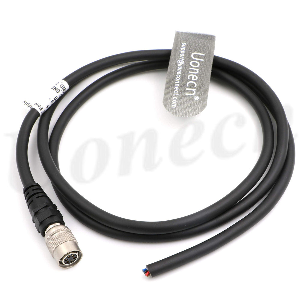 [Australia - AusPower] - Industrial Camera Power Trigger IO Signal Cable 6 Pin Hirose Female Plug for Basler AVT GIGE Sony CCD Industrial Camera 1 Meter Injection Version 1 Meter 