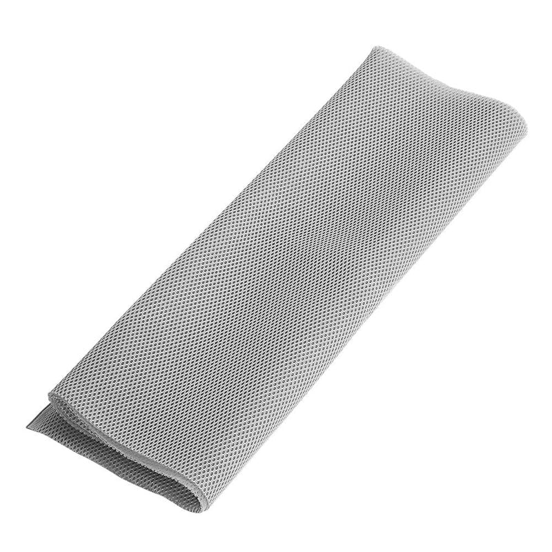 [Australia - AusPower] - Speaker Grill Cloth, 140cm x 50cm Speaker Grill Fabric Dustproof Speaker Mesh Cloth Protective Grille Cover for Stereo Audio Speaker(Gray) 